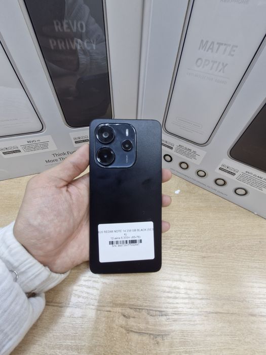 Redmi note 14 256 gb black pintel kz munaily