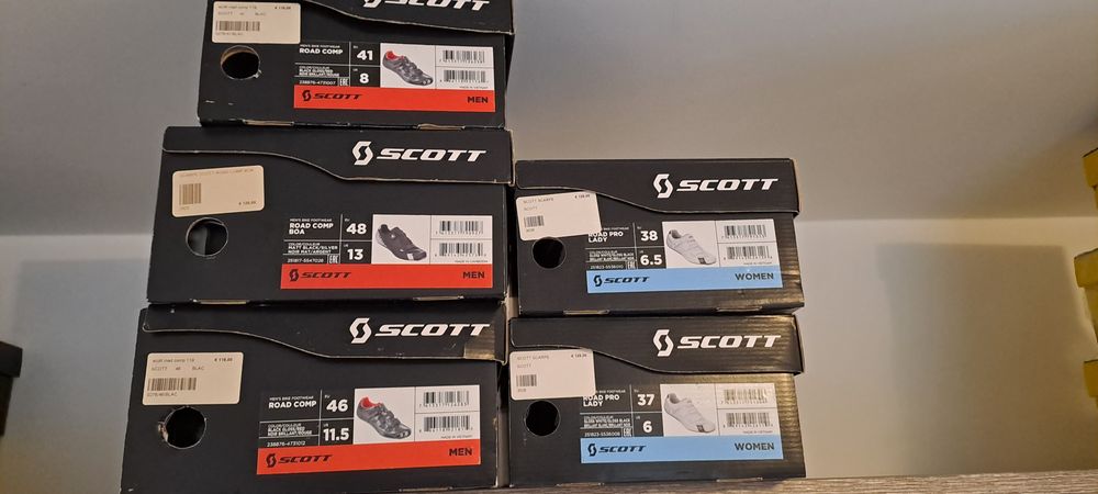 Pantofi ciclism Noi ,Mavic si Scott, de bărbati si dame