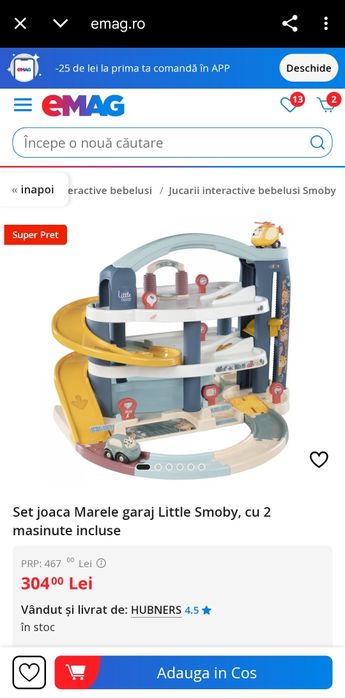 Set Marele garaj Smoby