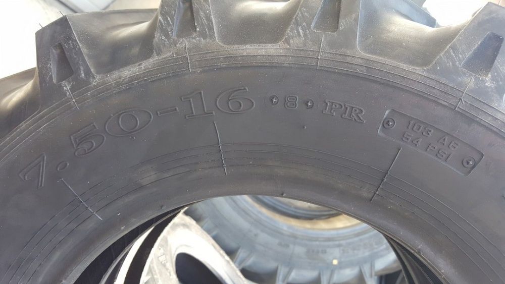 Cauciucuri noi 7.50-16 ozka tractiune anvelope tractor motocultor 8PR