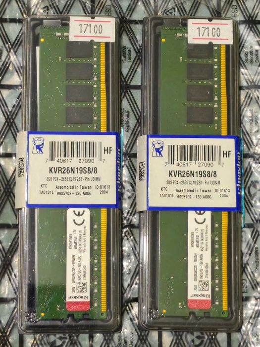 озу 8x2 16gb Kingston KVR26N19S88 8G