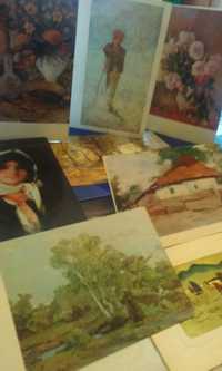 Carti postale  (felicitări) cu picturi celebre