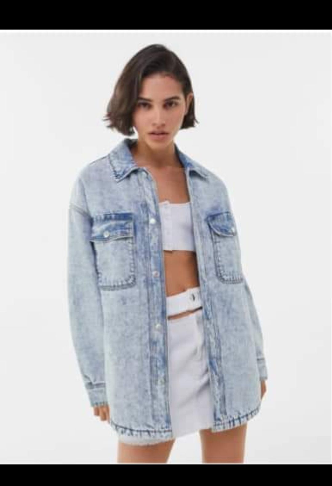 Geaca Sacou  esarfa fular Bershka H&M