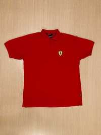 Страхотна оригинална тениска Ferrari, XXL, червен цвят