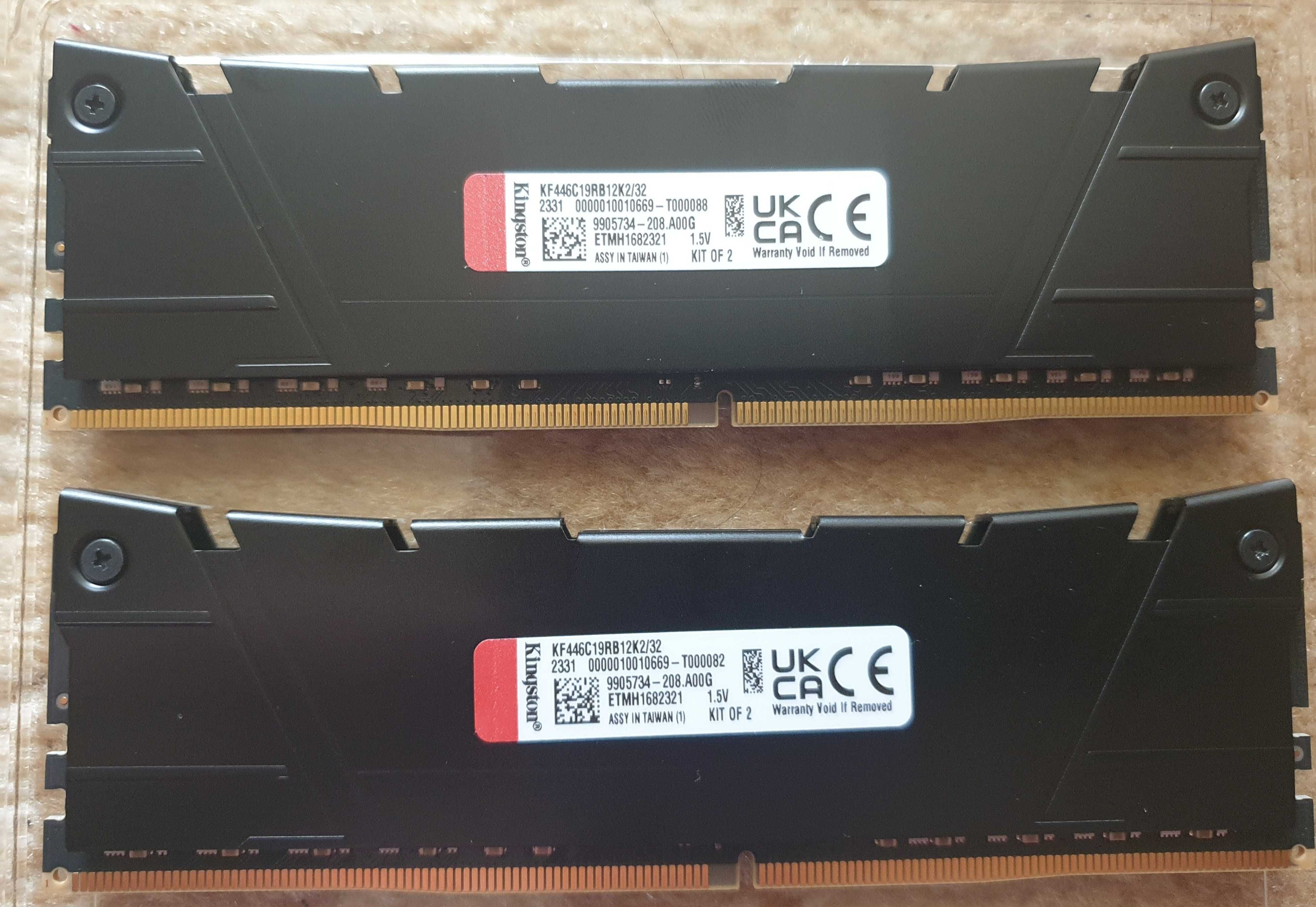 Memorie Kingston Fury Renegade 32GB DDR4 kit 2x16GB, 4600MHz, CL 19