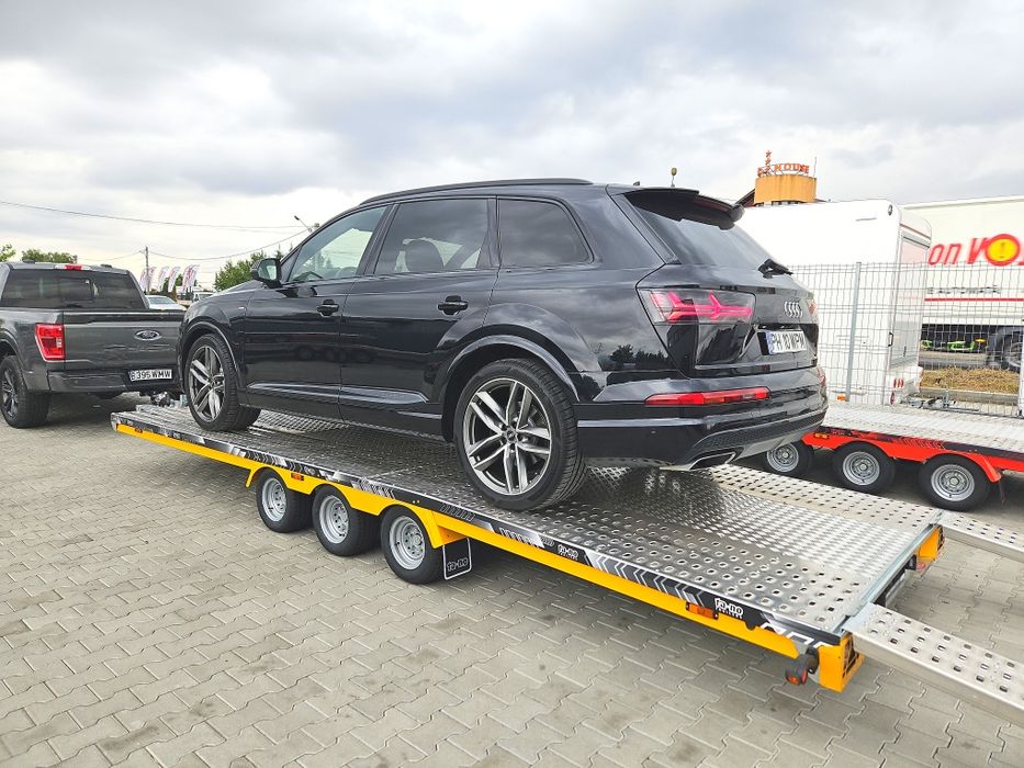 Platforma Trailer auto 5m-5.5m-6m, 3 axe - TA-NO SCORPIO