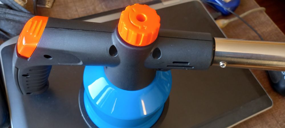 Lampa de lipit cu gaz rk5004e. Aprindere piezo. Fara rezerva. Nou!