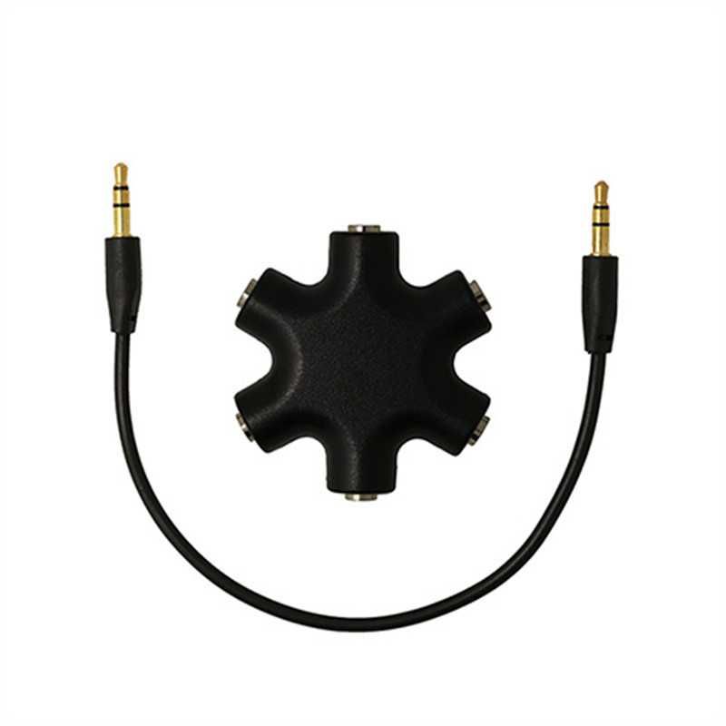 Splitter audio 1 intrare pe 5 iesiri, 3,5 mm