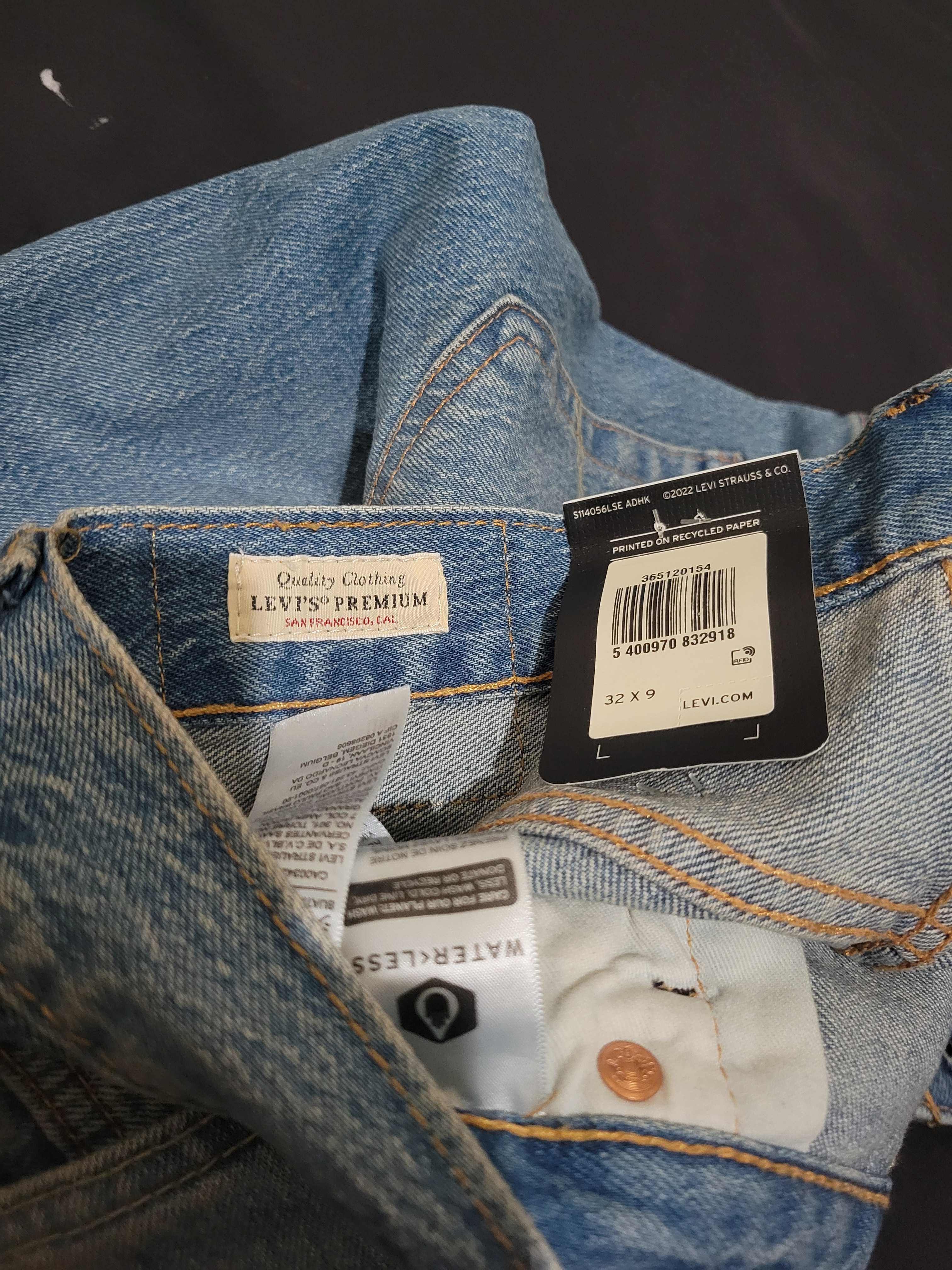 Kъси дънкови панталони Levi's 501 W32 x 9