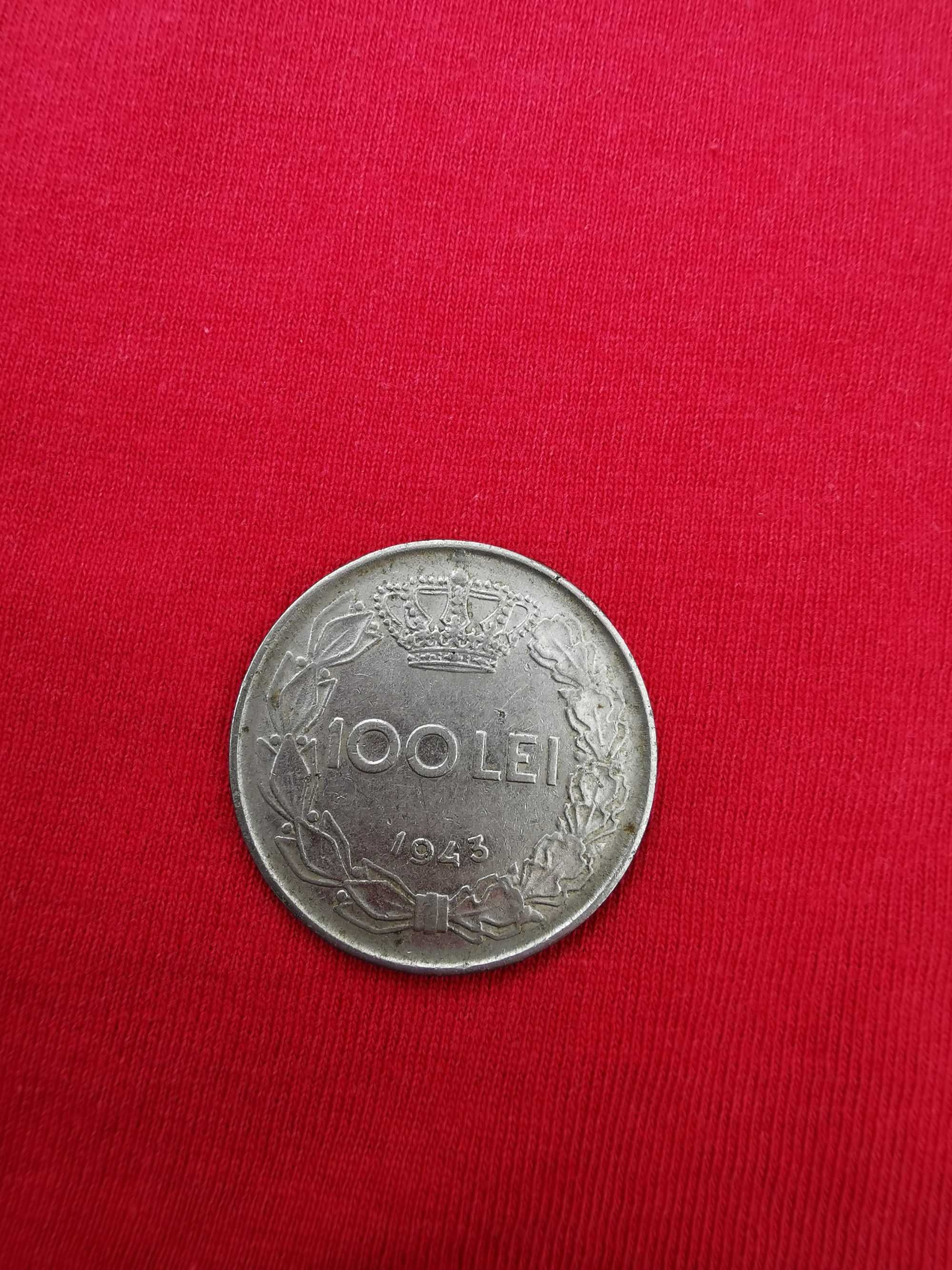 Vând moneda de 100 de lei din anul 1943 Regele Mihai