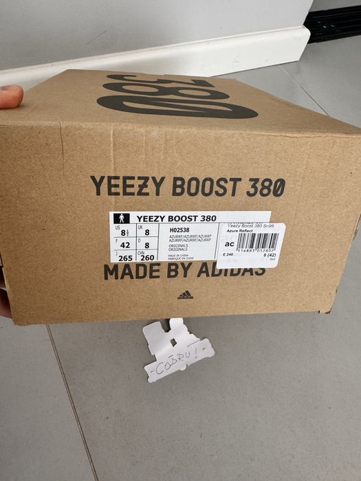 Adidas Yeezy 380 Azure Reflect