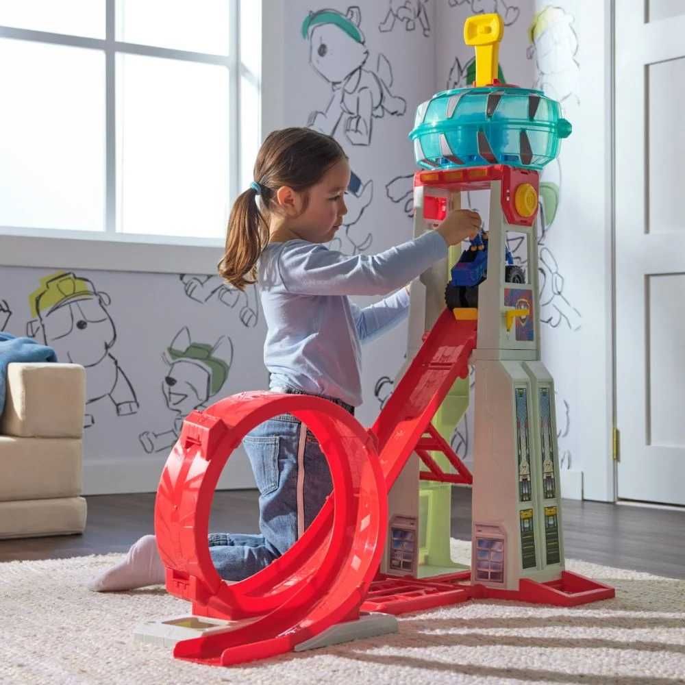 Paw Patrol Super Loop Tower, пес патрул комплект за игра кула с писта