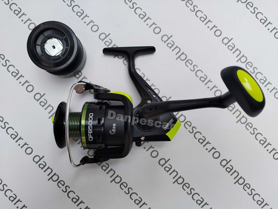 SET 4 Mulinete FL QFB5000 6 rulmenti pentru crap DIVERSE CULORI