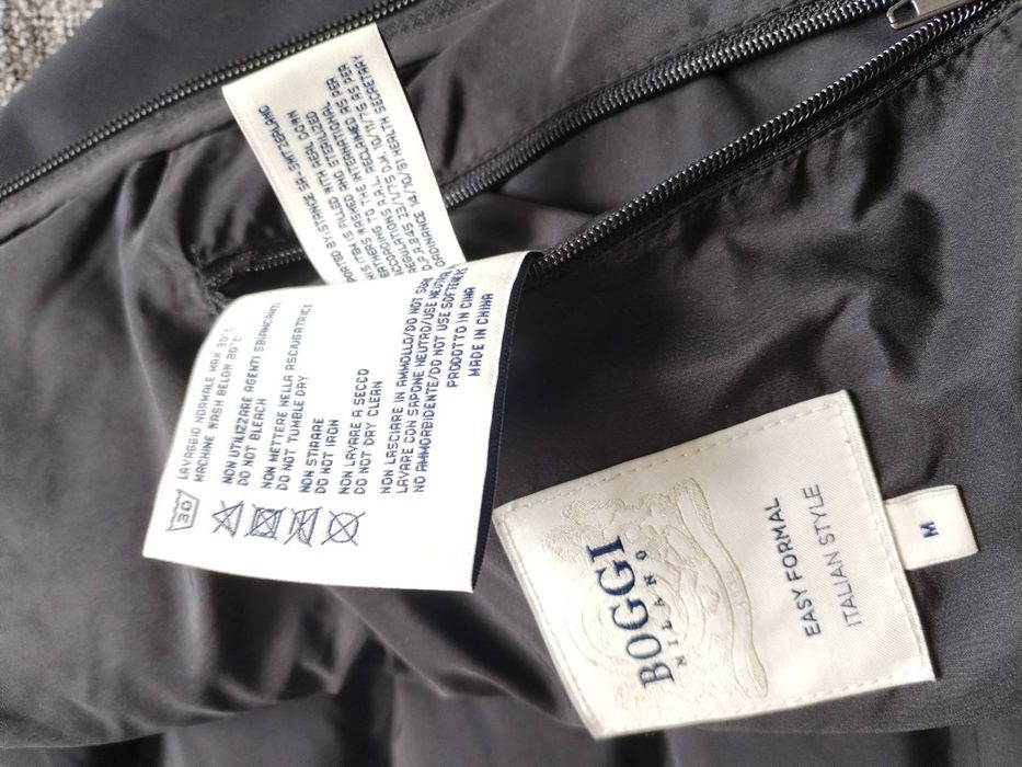 Boggi Milano Bomber Jacket With Goose Down - мъжко пухено яке КАТО НОВ