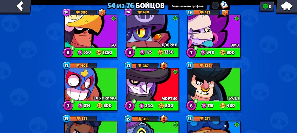 Продам аккаунт в бравел старс