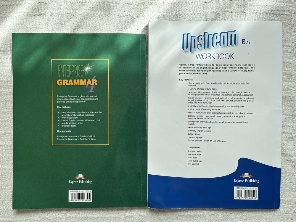 Учебна тетрадка Upstream B2+; Entrerprise Grammar 4 Английски език
