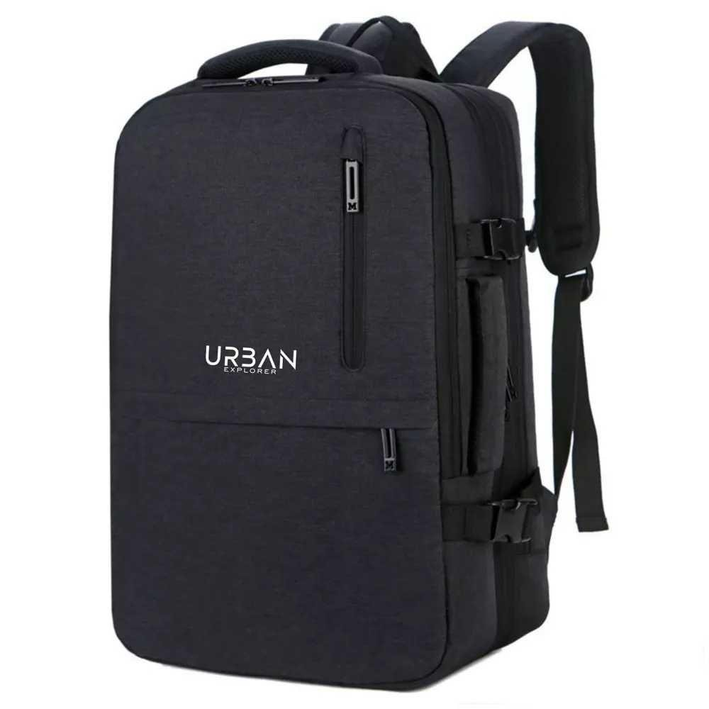 Раница за лаптоп Urban Explorer SkylineGear, до 39.62 cm, USB, черна