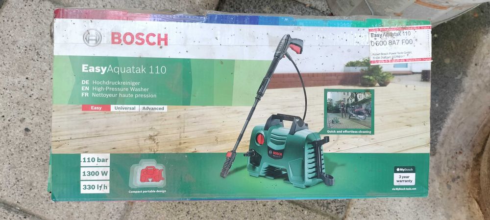 Aparat de spalat cu presiune (Turbojet)
Bosch EasyAquatak 110