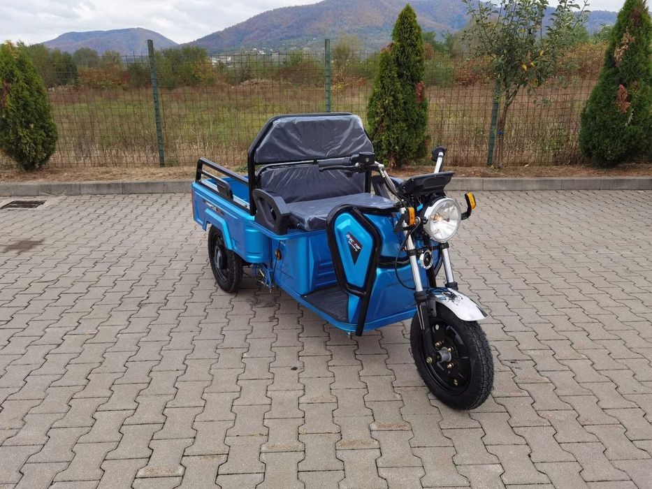 Triciclu electric fara cabina 1600W nou marca BRECKNER E Agramix NOU