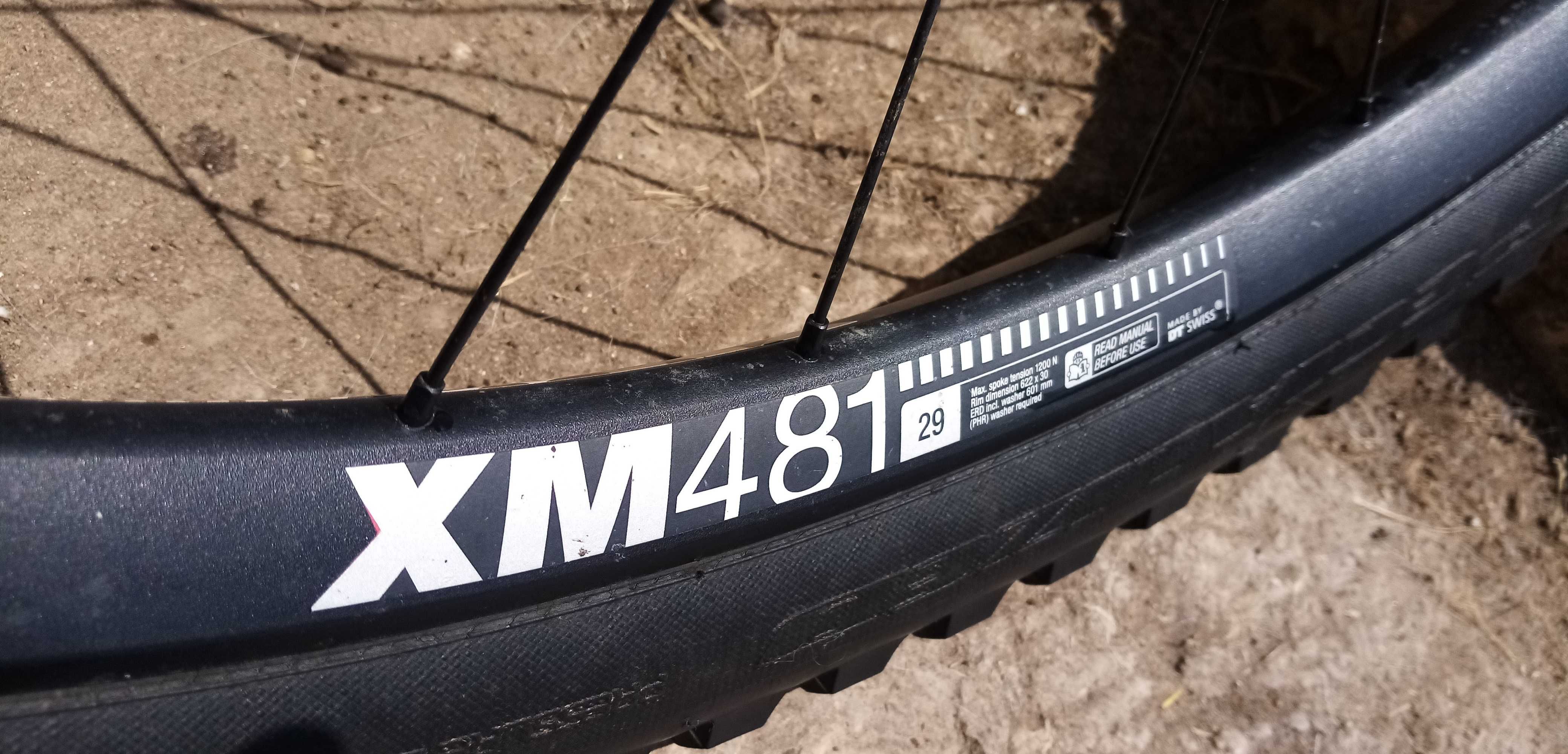DT Swiss Капли 29 цола, XM481, 350 главини, 110x15 148x12, Shimano 11s