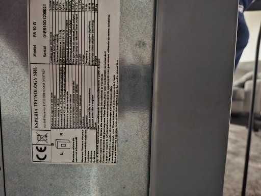 италианска пелетна печка, употребявана