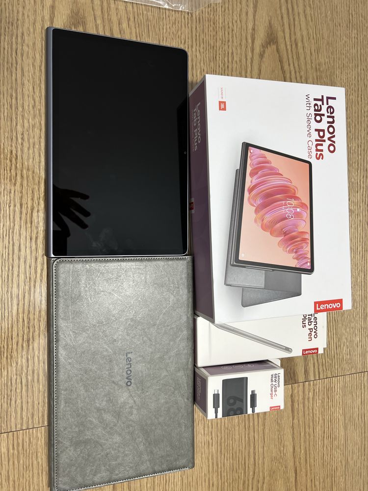 Lenovo Tab Plus with Sleeve Case