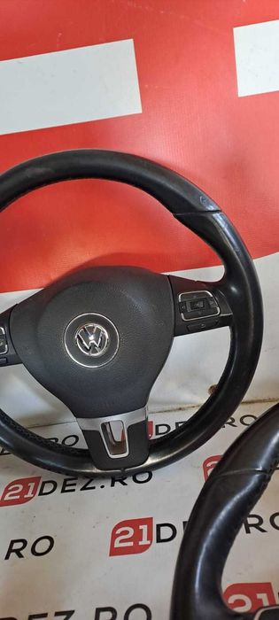 Volan complet : piele cu comenzi Passat B6 / B7 / CC / Golf 5 / Golf 6