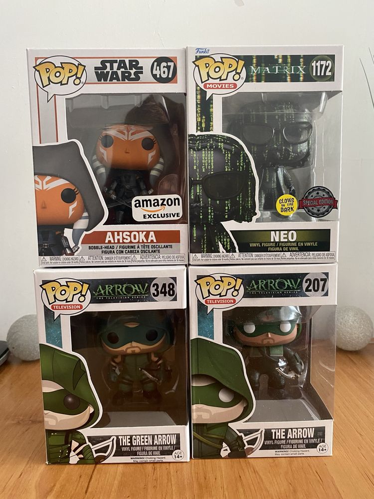 Funko pop фигурки - Naruto, Boruto, Neo, Arrow, Scorpion, Ahsoka