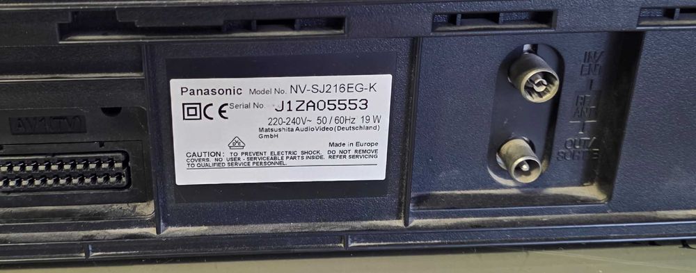 Player video VHS Panasonic NV-SJ216 - de vazut casetele de la nunta