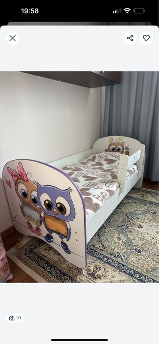 Кровать детская почти новый