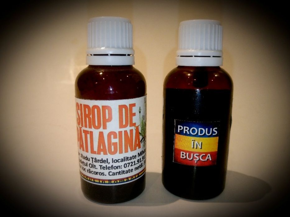 Sirop de patlagina - 100% natural