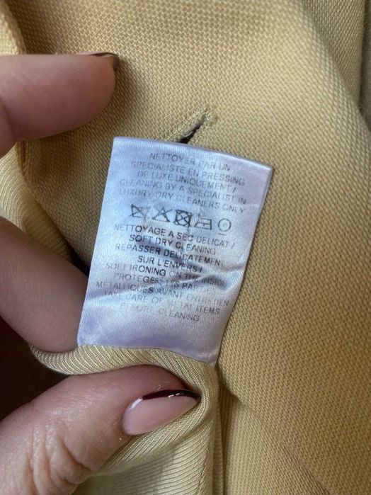 Geaca Balmain originala cream cu dublii nasturi