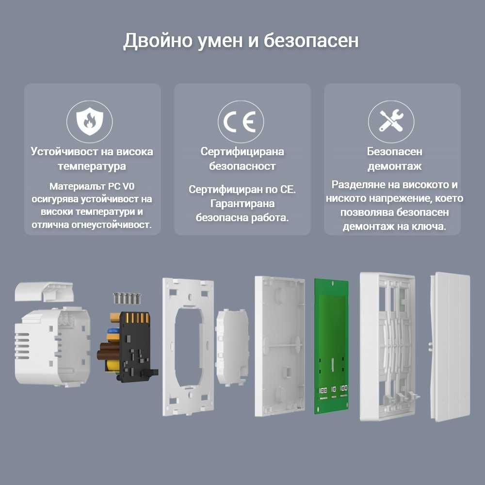 SONOFF SwitchMan M5-86 Matter - Интелигентен стенен превключвател