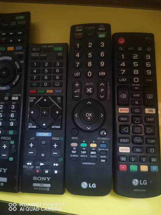 Telecomenzi tv Sony. LG. Samsung.