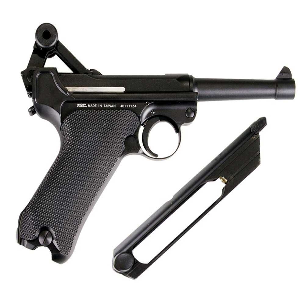 Pistol Istoric LuggerP08 4inch BlowBack  CO2 airsoft 6mm