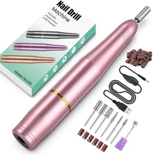 Нов Компактен електрически набор за маникюр и педикюр, 16 аксесоара