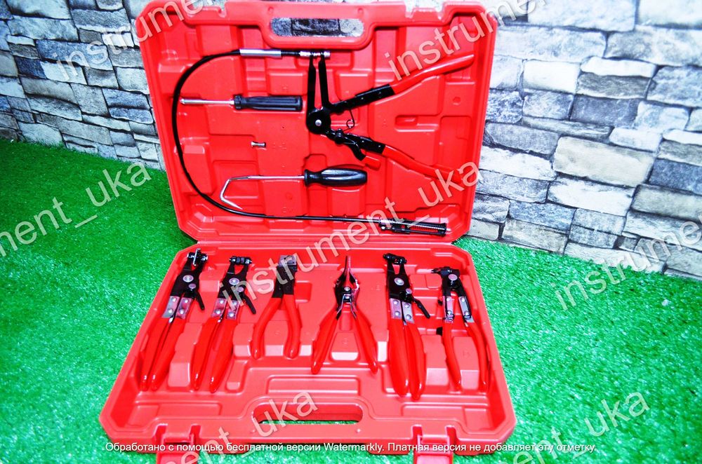 Набор щипцов для снятия и установки пружинных хомутов и шлангов