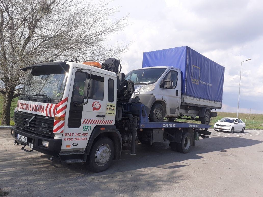 Tractari Platformă Asistență. A2. Medgidia Cernavoda FETEȘTI Drajna