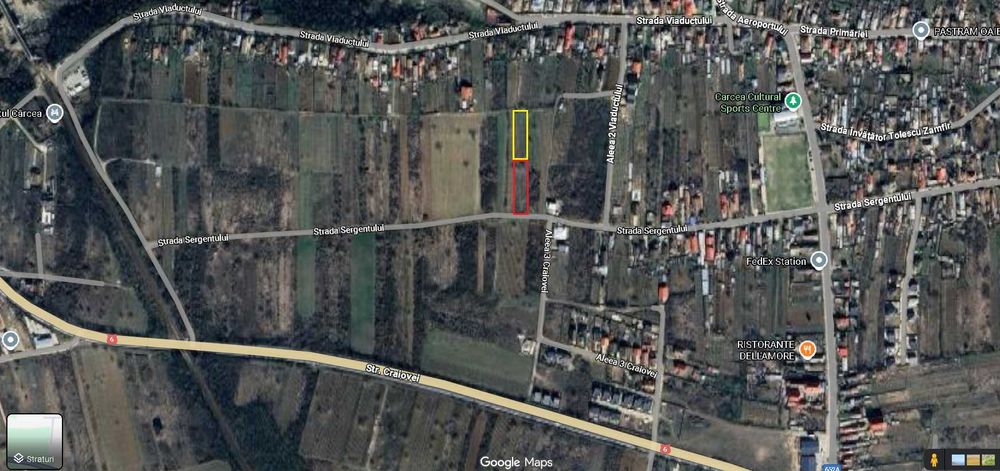 Teren intravilan Carcea - 1300 mp