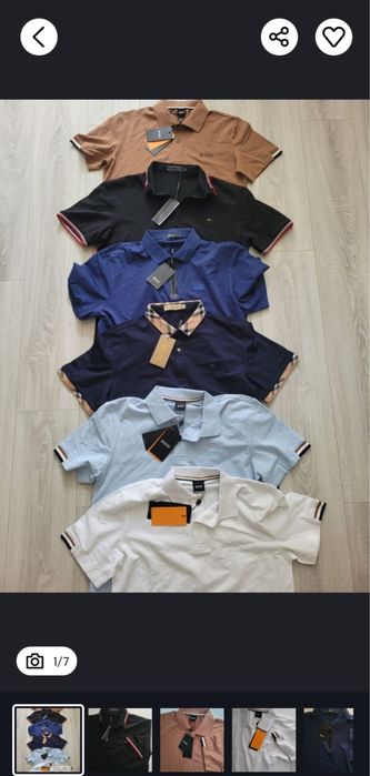 Tricou Polo Barbati Hugo Boss Burberry Tommy Hilfiger
