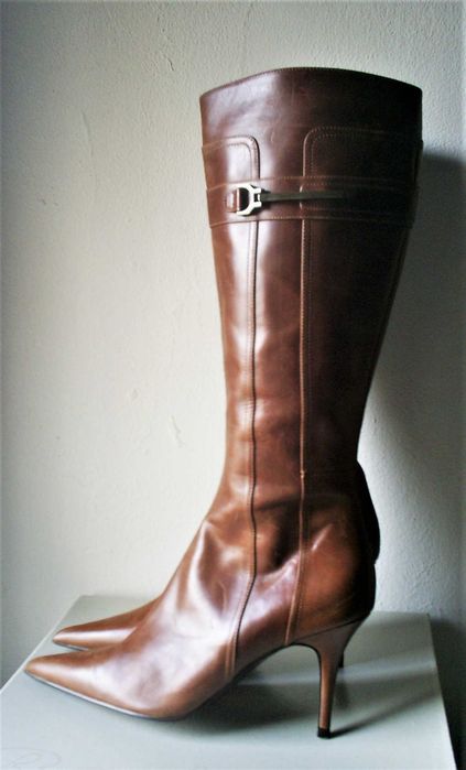 Fustă din stofă de lână+cașmir 100% natural NEGRU cu dungi MARO