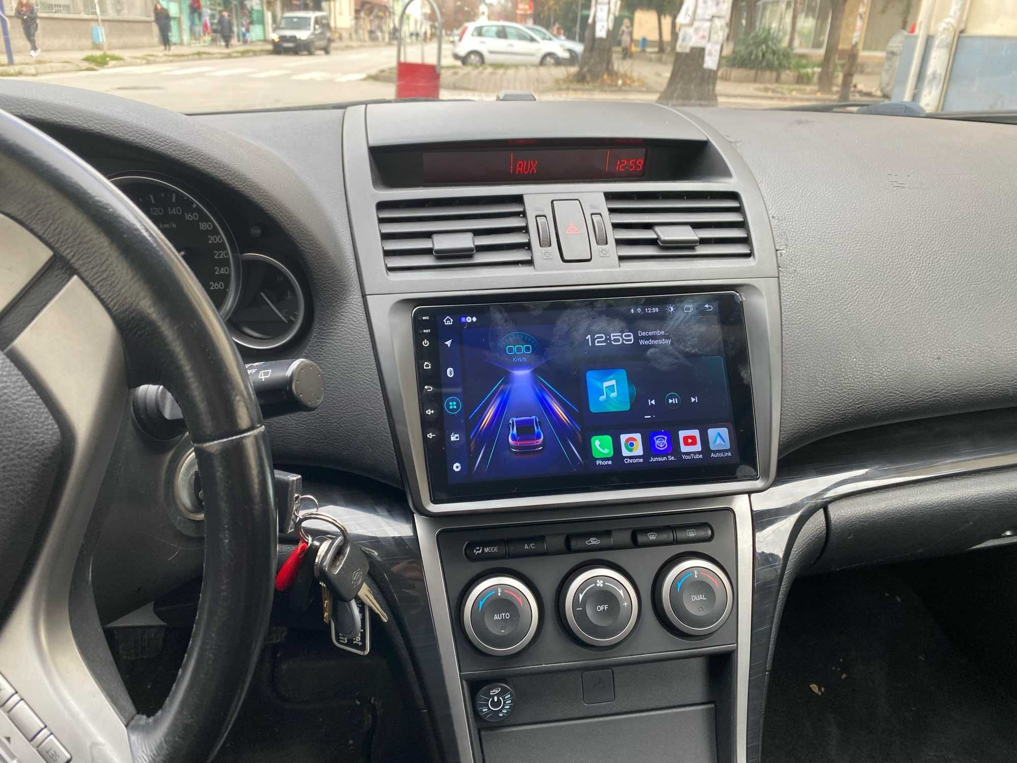 PROMOTIE - Navigatie GPS Android Dedicata Mazda 6 - Wifi BT USB QLed