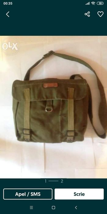 Rănită militară ..Sac merinde