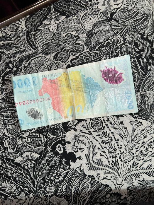 Bancnota de 2000 de lei vechi