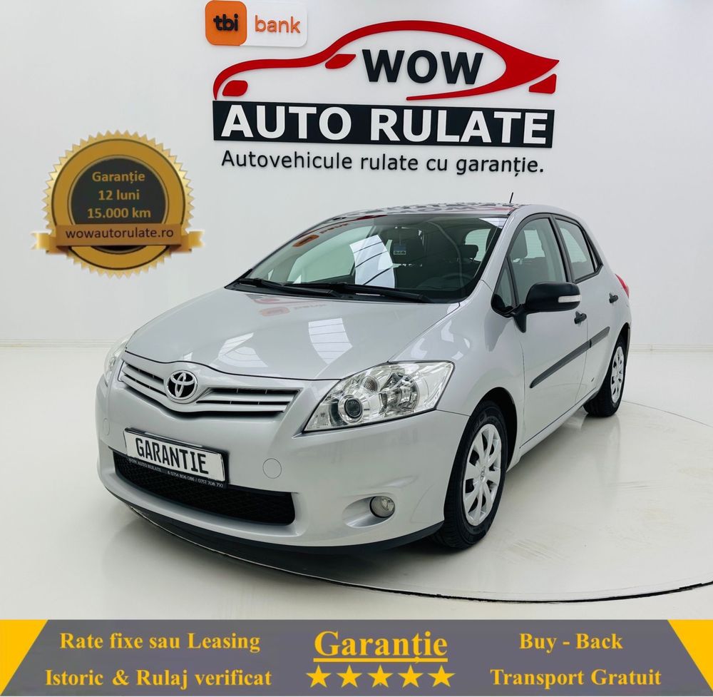 TOYOTA AURIS 2012 1.4D E5 GARANTIE Rate Avans 0 Doar Cu Buletin