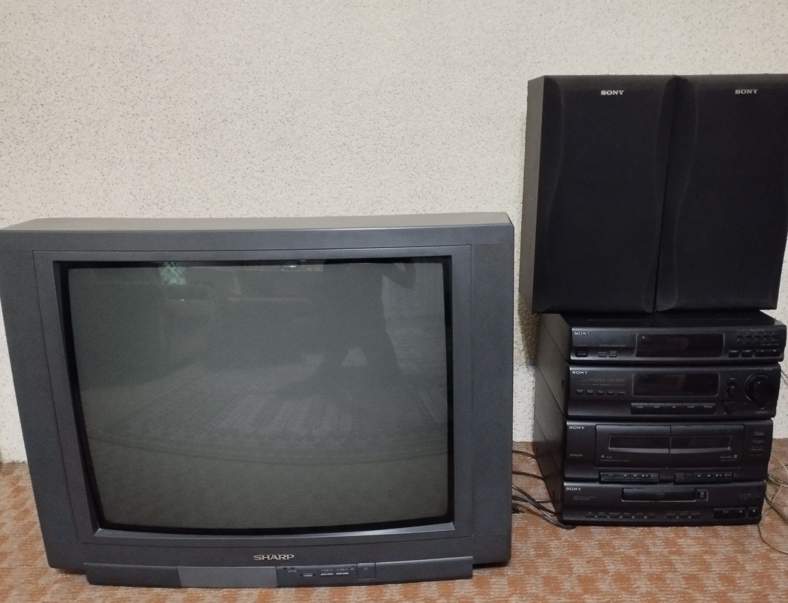 Аудио система sony и телевизор sharp