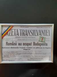 12. Ziar din 5 august 1919: "Românii au ocupat Budapesta!"