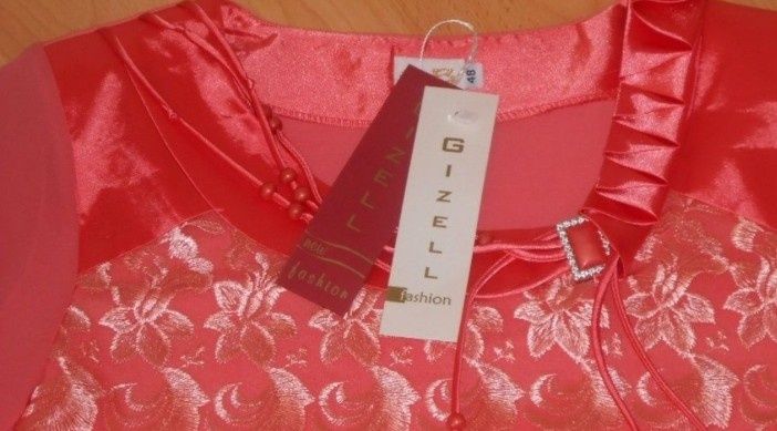 Bluza eleganta dama Gizell fashion,insertii voal și broderie