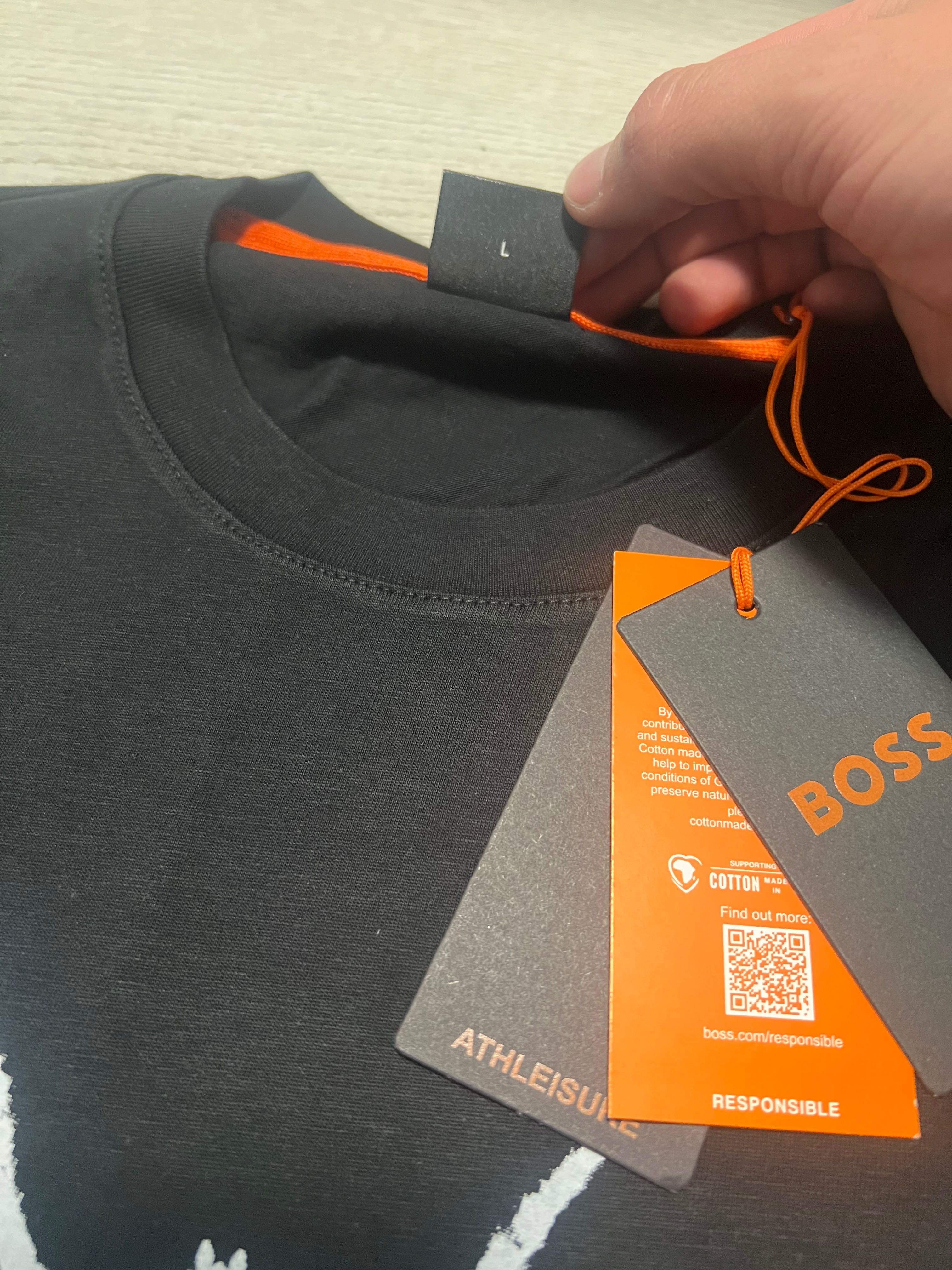Памучна тениска Hugo Boss