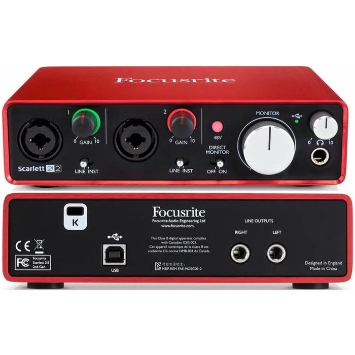 Focusrite scarlett 2i2